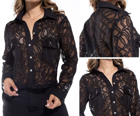 BLUSA MANGA LARGA TRANSPIRABLE LU-1247